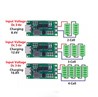 Module de chargeur de batterie Li-ion Shanhai SH005 2S 3S 4S avec PCM et USB 5V Boost, entrée DC 8.4-16.8V, montage DIP, série TYPE-C
