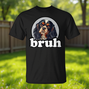 Camiseta para amantes de Cavalier King Charles Spaniel, talla para niños, manga corta, cuello redondo, impresión digital, unisex - Product Image 3
