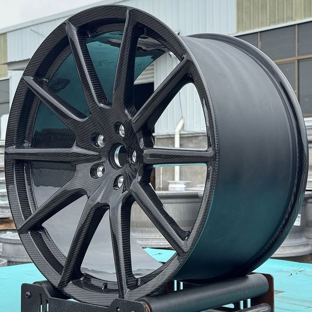 Factory Direct Sales Custom 6061-T6 Alloy Racing Car Wheels 19-24 Inch Carbon Fiber Wheel 5x114.3 5x112 ET 40mm New Condition