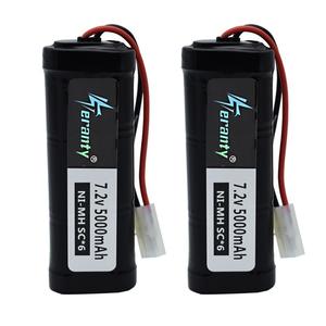 <span class=keywords><strong>7.2v</strong></span> 5000mah ni-mh סוללה ומטען עבור צעצועי Rc, מסוק מטוס מכונית עם מחברים טמיה 7.2 סוללת v - Product Image 1