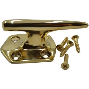 ALFA NAUTICAL Gancho de Pared Náutico Vintage de Latón Macizo, Colgador de Ropa, Organizador Ecológico y Duradero, Rectangular - Product Image 1