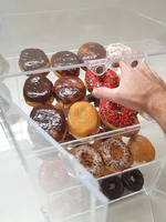 Vitrine de pâtisserie en acrylique, vitrine pour gâteaux, Donuts, Cupcakes, pâtisseries, vitrine de boulangerie