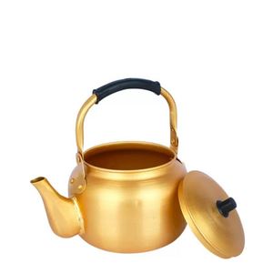 Bouilloire en aluminium jaune, théière en aluminium, cafetière coréenne, grande capacité 10L, chauffe-eau à gaz pour la maison - Product Image 4