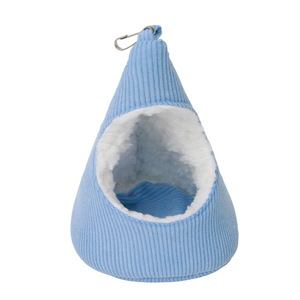 Nid de couchage pour perroquet doux et respectueux de la peau, fermé pour plus de sécurité et de chaleur, en coton épais suspendu pour petits oiseaux - Product Image 5