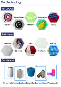 Chaussettes de sport personnalisées en gros avec logo sur mesure, haute élasticité, pour la course à pied et le cyclisme - Product Image 4