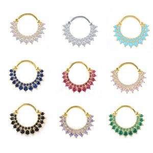 Orecchini a polsino multicolor da donna con design accattivante, accessori per l'orecchio per l'uso quotidiano - Product Image 1