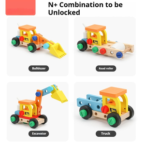 <span class=keywords><strong>Boîte</strong></span> <span class=keywords><strong>à</strong></span> <span class=keywords><strong>outils</strong></span> de jeu d'imitation pour enfants, kit de bricolage pour garçons et filles, jeu de construction avec vis et écrous, simulation d'assemblage, <span class=keywords><strong>boîte</strong></span> <span class=keywords><strong>à</strong></span> <span class=keywords><strong>outils</strong></span> en bois, jouet pour enfants - Product Image 3