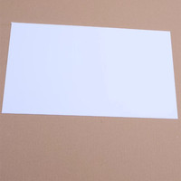Panneau diffuseur PS à haute transmission, feuille diffuseuse de lumière à fort effet de brume 1,5-8 mm 1220*2440 mm pour éclairage de caisson LED et éclairage à panneau plat