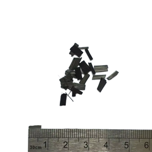 Bakır kaplı doğranmış karbon Fiber 1-80mm uzunluk | >3000MPa mukavemet | >210GPa modülü | Iletken plastik ve EMI koruyucu için - Product Image 5