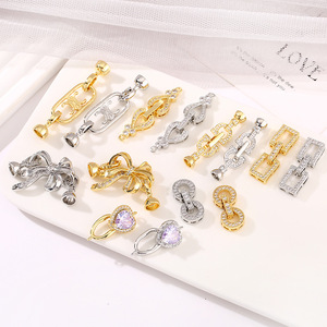 Pearl Necklace Clasp Accessories Universal Buckle For Diy <b>Bracelets</b> And Sweater Chains Metal Plating Jewelry Findings - Product Image 3