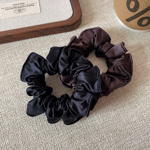 Coletero <span class=keywords><strong>de</strong></span> Raso con Pliegues, Gran Elasticidad, No Daña el Cabello, Estilo Elegante y Moderno - Product Image 4