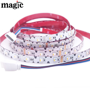 Bande LED flexible <span class=keywords><strong>48</strong></span> LED/M <span class=keywords><strong>SMD</strong></span> 5050 RGBW (3000K) DC12V Bande LED de type S - Product Image 5