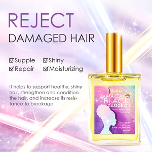 Ce n'est pas grave si vous noir ou blanc huile de ricin croissance des cheveux huile sérum renforcer le cuir chevelu ensemble de soins capillaires - Product Image 3