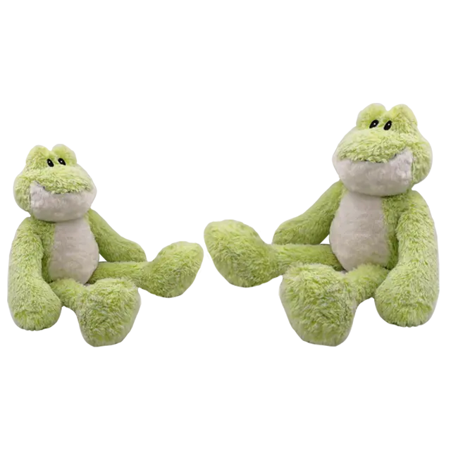 Peluche verte OEM/ODM, 22 pouces, belle grenouille en peluche, offre spéciale