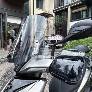 Parabrezza Anteriore <span class=keywords><strong>KYMCO</strong></span> KS125 Nuovo per <span class=keywords><strong>Moto</strong></span> KS125, Schermo con Modifiche Rialzate e Allargate, Ricambi CK125T-19 - Product Image 5