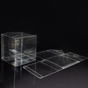 Yuxuan Özel Tasarım Çevre Dostu Şeffaf Hediye Kutusu <span class=keywords><strong>PET</strong></span> PVC PP Şeffaf Plastik Katlanır Kutu Ambalajı - Product Image 6