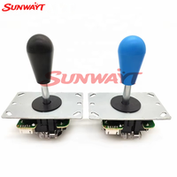 Manette de jeu ovale 5P à retard zéro en métal et plastique, directement de l'usine, pour machine de jeu 12V (version anglaise)