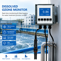 Monitor Analisa Ozon Terlarut Industri dengan Sensor Digital untuk Pengendalian Proses Pengolahan Air, Data Logger dengan Layar