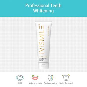 2024 IVISMILEデイリーユースオーラルケアフリー敏感汚れ除去漂白歯磨き粉 - Product Image 5