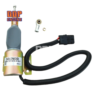 Válvula solenoide de corte de combustible SA-4757-24 para Cummins 6BT R220-5 R210-3 PC200-6 24VDC - Product Image 1