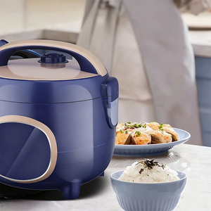 Cuiseur à riz domestique compact 1-2 personnes, mini cuiseur multifonctionnel à vapeur et à cuisson, petite capacité - Product Image 2