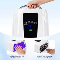 Yaqin Pro 86w Uv Led Nail Lamp 36 Led Puissantes pour un durcissement rapide et efficace des ongles en gel Outils Séchoir à ongles sans fil