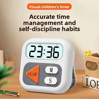 ODM Neuer Visueller Digitaler LCD-Display Countdown-Timer Mini Werbegeschenk Küchen-Kochtimer Positiver Negativer Count-Up Wecker