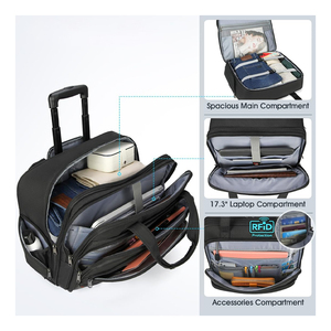 Bolsa <span class=keywords><strong>para</strong></span> ordenador <span class=keywords><strong>portátil</strong></span> rodante Mujeres Hombres <span class=keywords><strong>Maletín</strong></span> rodante <span class=keywords><strong>para</strong></span> mujeres <span class=keywords><strong>con</strong></span> <span class=keywords><strong>ruedas</strong></span> Bolsas <span class=keywords><strong>para</strong></span> ordenador rodantes de 17,3 pulgadas - Product Image 3