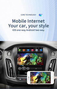 Lecteur multimédia de voiture 9.7 pouces pour <span class=keywords><strong>Ford</strong></span> <span class=keywords><strong>Focus</strong></span> <span class=keywords><strong>2012</strong></span>-2018 WiFi Carplay Navigation GPS Android voiture stéréo Audio DVD Autoradio - Product Image 5