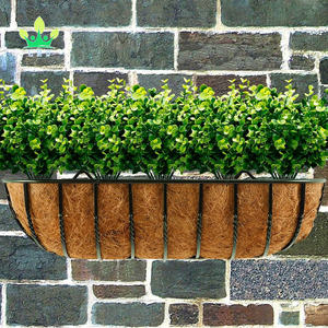 Plantes Artificielles Fleurs Faux Buis Arbustes Réaliste Verdure <span class=keywords><strong>Feuillage</strong></span> avec 42 Tiges pour Jardin Intérieur Extérieur Décoration - Product Image 5