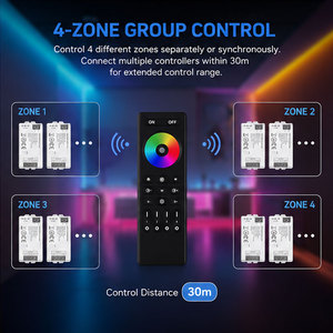 Controlador de Atenuación PWM de Cuatro Canales con Control <span class=keywords><strong>Independiente</strong></span> a Todo Color RGB - Product Image 4
