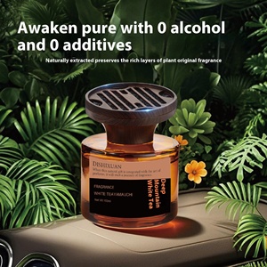 Ornement d'évent de voiture moderne de parfum d'aromathérapie en verre de luxe durable de 110ml avec élimination des odeurs pour les femmes enceintes et les bébés - Product Image 3