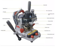 Máquina de Corte de Llaves Universal de Aluminio Xhorse, Modelo XP-007 Gris Oscuro, con Control por Aplicación y Batería de Litio para Llaves Planas y con Dientes