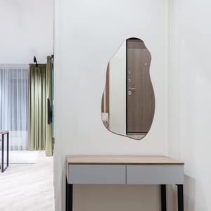 Custom Frameless Wood and Aluminium Round/Oval Modern Shape <b>Mirror</b> for Home Decor Dressing Living Room Bedroom Wall <b>Mirrors</b> - Product Image 2