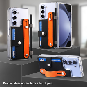 Custodia in pelle con supporto per cinturino da polso Design carino da donna elegante a prova di Shock Cover posteriore del telefono per <span class=keywords><strong>A53</strong></span> S24 ULTRA - Product Image 5