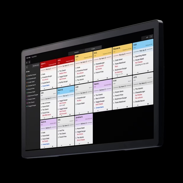 Custom KDS Kitchen Display System Calling Screen Interactive Tablet Order Management Android Smart Restaurant KDS Display