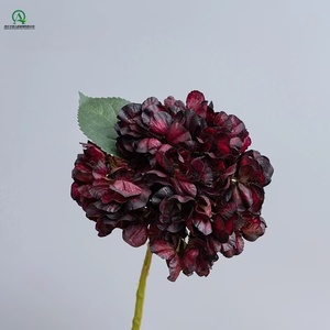 Ramos de Flores de Hortensia de Seda Artificial, Tallo Único, Decoración Floral para el Hogar, Bodas, Fiestas, Jarrones de Mesa, Oficina - Product Image 3