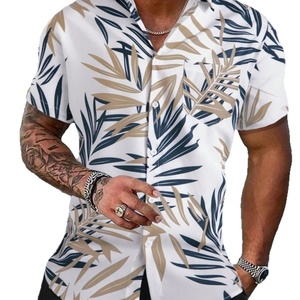 Chemise à manches courtes pour homme imprimée en 3D - Product Image 4