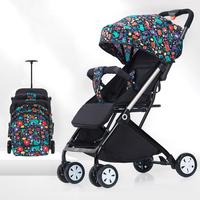 Voitures pour bébés. Poussette compacte pliable légère, poussette pour bébé, chariot à bébé, cadre en acier carbone, poussettes pour bébés