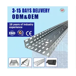 Hot on Sale 60mm Gi Cable Tray Ladder Type Electrical Galvanised Steel Cable Tray Customized Factory Manufacture