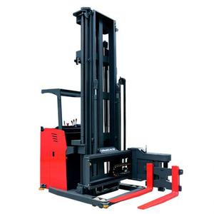 รถยกแบบนั่งขับ Mc10 Mc15 1.5 ถึง 1.8 ตัน 2 ตัน แบบ Reach Truck  3 ทิศทาง  พร้อมแบตเตอรี่แบบสามจุด  สำหรับวางพาเลท - Product Image 1