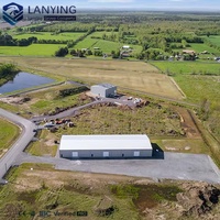 Solutions de construction d'entrepôts préfabriqués à ossature métallique avec un design moderne et une structure en acier pour atelier