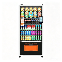 Mini distributeur automatique, faible encombrement, design compact pour café, bar, comptoir, boissons protéinées