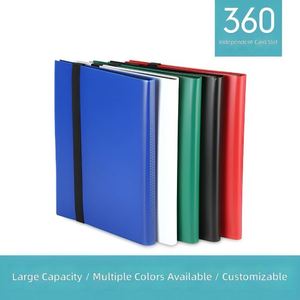 Álbum de Cartas de 9 Compartimentos con Correa Negra, para 360 Cartas, Colección de Cartas de Anime y Juegos de Mesa, Venta al Por Mayor - Product Image 2