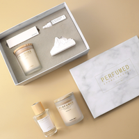 Cadeau de parfum de maison Offre Spéciale ensemble d'aromathérapie bougie parfumée aux huiles essentielles de luxe diffuseur de roseaux ensemble cadeau avec emballage cadeau