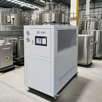 Refroidisseur industriel à compresseur à vis Copeland refroidi par eau 41~500 kW à économie d'énergie