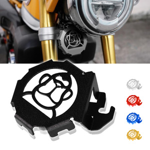 Protection de klaxon en aluminium CNC pour moto, découpe laser, plaque de protection, motif singe pour <span class=keywords><strong>Honda</strong></span> <span class=keywords><strong>Monkey</strong></span> Z <span class=keywords><strong>125</strong></span> 2018-2024 - Product Image 1