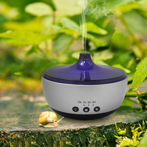 Diffuseur d'huiles essentielles à ultrasons Titan, effet bois, 300 ml, avec lumière LED et humidificateur, pour aromathérapie à domicile ou sur bureau - Product Image 1