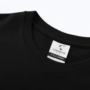 Customizable High Quality Low MOQ 220GSM Custom Brand T Shirts 100% Cotton Blank Plain Men's T-shirts Plus Size T Shirts