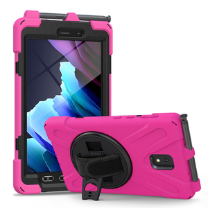 Custodia Protettiva Robusta Antiurto con Supporto a 360° per Tablet Samsung <span class=keywords><strong>Galaxy</strong></span> <span class=keywords><strong>Tab</strong></span> Active 3 <span class=keywords><strong>8</strong></span> Pollici 2020 T570 T575 T577 - Product Image 3